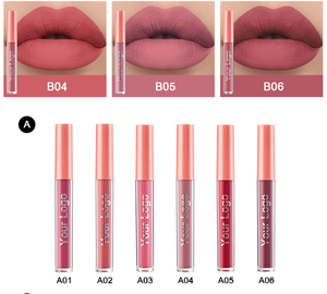 Lipstik <span class=keywords><strong>Matte</strong></span> 6 Buah, Set Hadiah Lipstik Cair <span class=keywords><strong>Matte</strong></span> Pelembab Beludru Tahan Air Tahan Lama <span class=keywords><strong>Matte</strong></span> Rose Non-lengket - Product Image 6