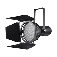 Luz Fresnel LED de Alta Gama para Estudio de TV, Teatro y Video, 300W, Blanco Cálido/Blanco Frío, de Aluminio y Plástico