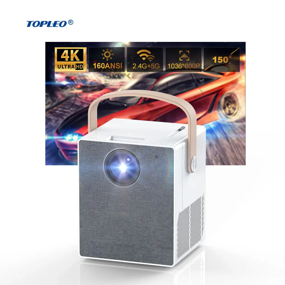 Topleo inteligente LCD LED Pico portátil Home Theater Wifi Filme full hd projetor Android ao ar livre