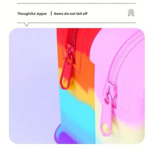 Nouveau sac bandoulière unisexe anti-stress à bulles, motif dégradé en silicone, inspiré des pionniers de l'éradication des souris, avec porte-monnaie intégré, prêt à l'emploi - Product Image 2