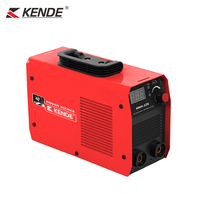 KENDE Nouvelle machine à souder à l'arc MMA à double tête en acier inoxydable 25-200A, technologie d'onduleur IGBT monophasé 230V 4.8kVA