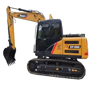 Machine de terrassement en bonne condition nouvelle arrivée sany équipement de creusement sany excavateur sany sy35 sy55 sy60 sy75 sy135 sy225