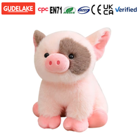 CE CPC Ensemble de 7 animaux de ferme en peluche personnalisés, vente en gros de jouets en peluche en vrac (porc, cheval, vache, canard, mouton), OEM ODM