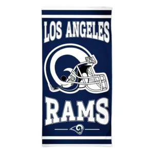 Fabricación profesional Hecho hecho NFL Toalla de playa Los Angeles Rams Multicolor 30 pulgadas x 60 pulgadas Toallas de playa