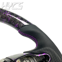Accessoires intérieurs automobiles, volant sport en cuir et fibre de carbone forgée, adapté aux Hyundai I30N I20N ElantraN N-line