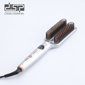 Peigne lisseur Dsp avec réglages de chaleur ajustables pour un usage domestique, lissage et coiffage - Product Image 1