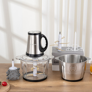 Home Kitchen Food <b>Grinders</b> Cheap Stainless Steel <b>Small</b> Best Meat Automatic 2L 3L Meat for Sale Meat Stainless S - Product Image 4