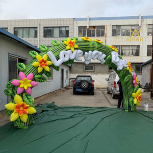 <span class=keywords><strong>Arche</strong></span> de ballons gonflables en forme de fleur de forêt pour la publicité des fleuristes - Product Image 1
