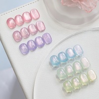 DANNYCOLL Collection d'été 6 couleurs Ensemble de vernis à ongles gel pour les yeux de chat Marque privée Vente en gros Vernis à ongles gel pour les yeux de chat en gelée Logo personnalisé