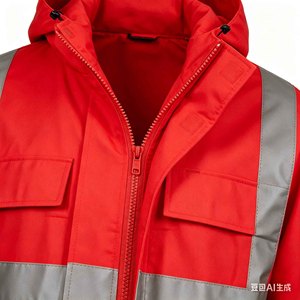 Chaqueta Impermeable de Alta Visibilidad para Trabajo, Protección Química, Ropa de Seguridad, Venta al Por Mayor - Product Image 4