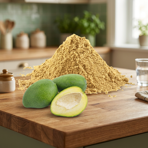 Poudre d'Aamchur piquante la plus populaire, mélange d'épices séchées de qualité supérieure, assaisonnement de mangue, mélange d'épices indiennes authentiques pour les snacks et les chips - Product Image 1