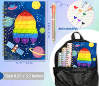 En stock Jouet à bulles Pop Arc-en-ciel Spirale Carnet de notes pour enfants Cadeaux Filles Garçons