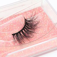 Faux cils œil de chat mi-vison mi-œil de chat, 18 styles, vente en gros, OEM, logo personnalisé, emballage boîte pailletée, cils naturels, volumineux et légers