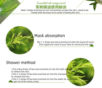 68647-73-4 huile de Melaleuca, meilleur prix huile d'arbre à thé pour soins du visage huile essentielle pure pour diffuseur d'arôme d'acné
