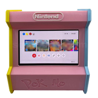 Nouvelle coque de nintendo NS Switch imprimée en 3D, Style Arcade, sensation rétro, bricolage, support, Console d'armoire d'arcade