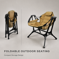Fauteuil balançoire pliant Venture Tails pour extérieur, plage, pêche, voyage, parc, en alliage d'aluminium 7075, tissu Oxford 600D, avec appui-tête, portable