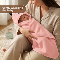 Serviette de Bain à Capuche 100% Coton Éponge, Motif Animal, Fabrication Directe Usine OEM ODM Marque Privée, Ensemble Cadeau Naissance Bébé Souvenir