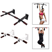 Barres de traction pour sport à l'intérieur, barres murales, de couleur noir et blanc, 250 cm, gymnastique