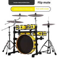 Wholesale Percussion Junior Practice Portable 5Pcs Traditional Foldable Acoustic Professional Jazz Drum Kits