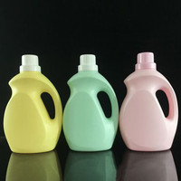 Offre Spéciale maison tenir multicolore 2L 3L 5L grande capacité bouteille distributeur personnalisée bouteille en plastique bouteille de détergent à lessive