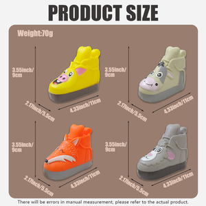 Üretici Toptan Satış, Karikatür Hayvan Ayakkabı Serisi Köpek Çiğneme Sesli Oyuncak, Tüm Köpek Irkları için Eğlenceli Köpek İnteraktif Sesli Oyuncak - Product Image 2