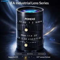 Objectif de vision industrielle haute définition 5 millions de pixels, mise au point manuelle, revêtement antireflet, personnalisable OEM