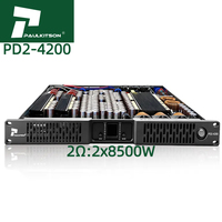 Paulkitson PD24200 Amplificateurs 2 Ohms 2X4200W Amplificateur de puissance Audio professionnel Classe D Amplificateurs 2 canaux Équipement sonore