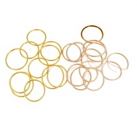 Aipureer Maßgefertigter Edelstahl/Messing/925 Silber Schlichter Ring mit Graviertem Logo Unisex Stapelbarer Modischer Blanko-Ring Schmuck