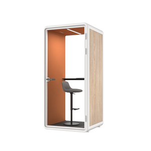 Contemporary Acoustic Office Booth Single Seat Soundproof Pod for Open Office Areas - Product Image 6