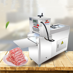 Electric Fully Automatic Commercial Bacon Beef Ham Food Frozen <b>Meat</b> Slicer Cutter Frozen <b>Meat</b> <b>Cutting</b> Slicing <b>Machine</b> - Product Image 2
