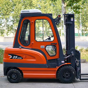 उच्च गुणवत्ता 1 टन 2 टन 3 टन इलेक्ट्रिक फोकलिफ्ट उठाने की ऊंचाई 3 मीटर-7 मीटर लिथियम बैटरी ठोस टायर गोदाम इनडोर फोर्कलिफ्ट - Product Image 3