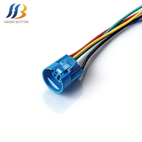 Bouton poussoir électronique à tête plate en acier inoxydable de 30 mm, étanche IP65, 3 broches, non éclairé, 12 V, 1NO1NC SPST, pour appareils électroménagers