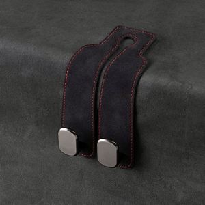 Crochet double en PU durable, design moderne et éco-responsable, crochet pour dossier de siège arrière, organisateur d'intérieur de voiture avec décoration automobile - Product Image 4