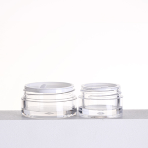 <span class=keywords><strong>Pot</strong></span> cosmétique rond transparent en acrylique personnalisable de 10g, 30g, 50g, 100g, 250g – Produits phares pour poudre libre - Product Image 4