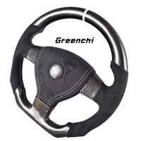 Volant sport en cuir et fibre de carbone pour VW Magotan / Passat B6