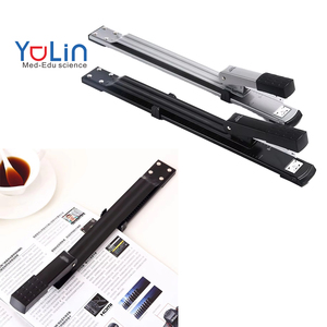 <span class=keywords><strong>Agrafeuse</strong></span> électrique mini en plastique à bras <span class=keywords><strong>long</strong></span> pour reliure centrale, machine à relier le papier A3 par agrafage à cheval - Product Image 1