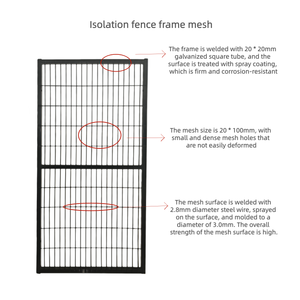 <span class=keywords><strong>Robot</strong></span> de livraison rapide, clôture de sécurité |   Clôture de sécurité pour l'automatisation des entrepôts aux normes européennes, 1,5 m, acier galvanisé 3 mm, CE - Product Image 5