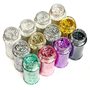Livraison gratuite, 12 pièces, paillettes épaisses de 2 oz pour les ongles, le visage, les gobelets, les boules à <span class=keywords><strong>neige</strong></span>, paillettes cosmétiques 5D pour chats - Product Image 5