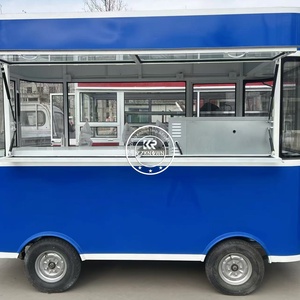 Electric Drivable Food Truck Coffee <strong>Ice</strong> Cream Boba Tea Van Coffee Truck Burger Van Pizza Taco Electric Mobile Food Truck - Product Image 3