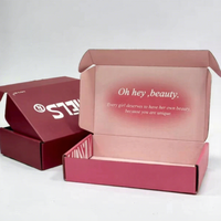 Caja de Papel de Color Personalizada, Permite la Personalización del Logotipo, Cajas de Embalaje, Material Degradable, Caja de Correo y Cajas de Regalo