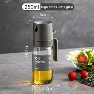 Pulvérisateur d'huile d'olive 250 ml en verre borosilicate de haute qualité pour friteuse à air, salades, cuisson et barbecue - Product Image 6