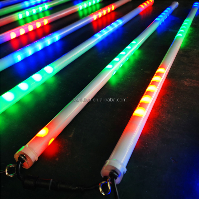 Full Color Addressable DMX RGBW LED Meteor Shower Light Red Green Blue Color