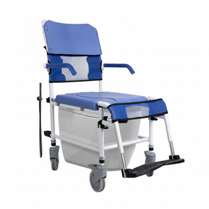 Haute qualité moderne en alliage d'aluminium pliable Mobile tabouret de douche personnes âgées handicapées chaise de toilette bain salle de bain équipement de sécurité - Product Image 1