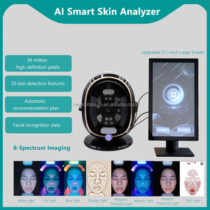 Appareil de beauté, analyseur de peau, machine d'analyse de la peau, diagnostic d'image numérique <span class=keywords><strong>3D</strong></span> intelligent par IA, dermatoscope, <span class=keywords><strong>scanner</strong></span> facial, analyseur de peau - Product Image 6