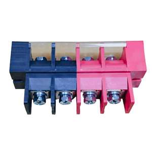 Morsettiera <span class=keywords><strong>a</strong></span> Doppio Livello 4 Ingressi 4 Uscite 50A 100A 150A 200A Connettore di Alimentazione ad Alta <span class=keywords><strong>Corrente</strong></span> 4P Passo 21.0mm - Product Image 1