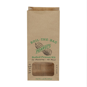 Custom Printed Kraft Paper <b>Bag</b> with Clear Window Manufacturer Vietnam FSC Certified Food Snack Packaging Pouch Factory - Product Image 1