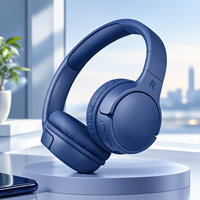 Headphone Nirkabel Lipat Over Ear Grosir, Ringan, Tipis, Driver 40mm untuk Penerbangan & Olahraga, Langsung dari Pabrik