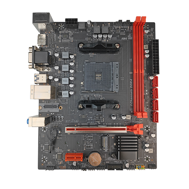 PCWINMAX B450 AM4 Micro ATX Gaming Motherboard Support Ry 2000/3000/5000 Series CPU DDR4 Dual Channel up to 64GB M.2 Slot Board