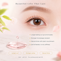 Sérum Protéiné Équilibrant le pH pour Rehaussement de Cils, Gel Rose, OEM ODM, Marque Privée, Emballage Personnalisé, Permanente de Cils Nourrissante 1ml