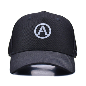 Gorra de Béisbol de 5 Paneles con Logotipo de Alta Frecuencia, Gorras Deportivas Personalizadas Negras, Gorras de Béisbol de Algodón con Hebilla de Metal - Product Image 2